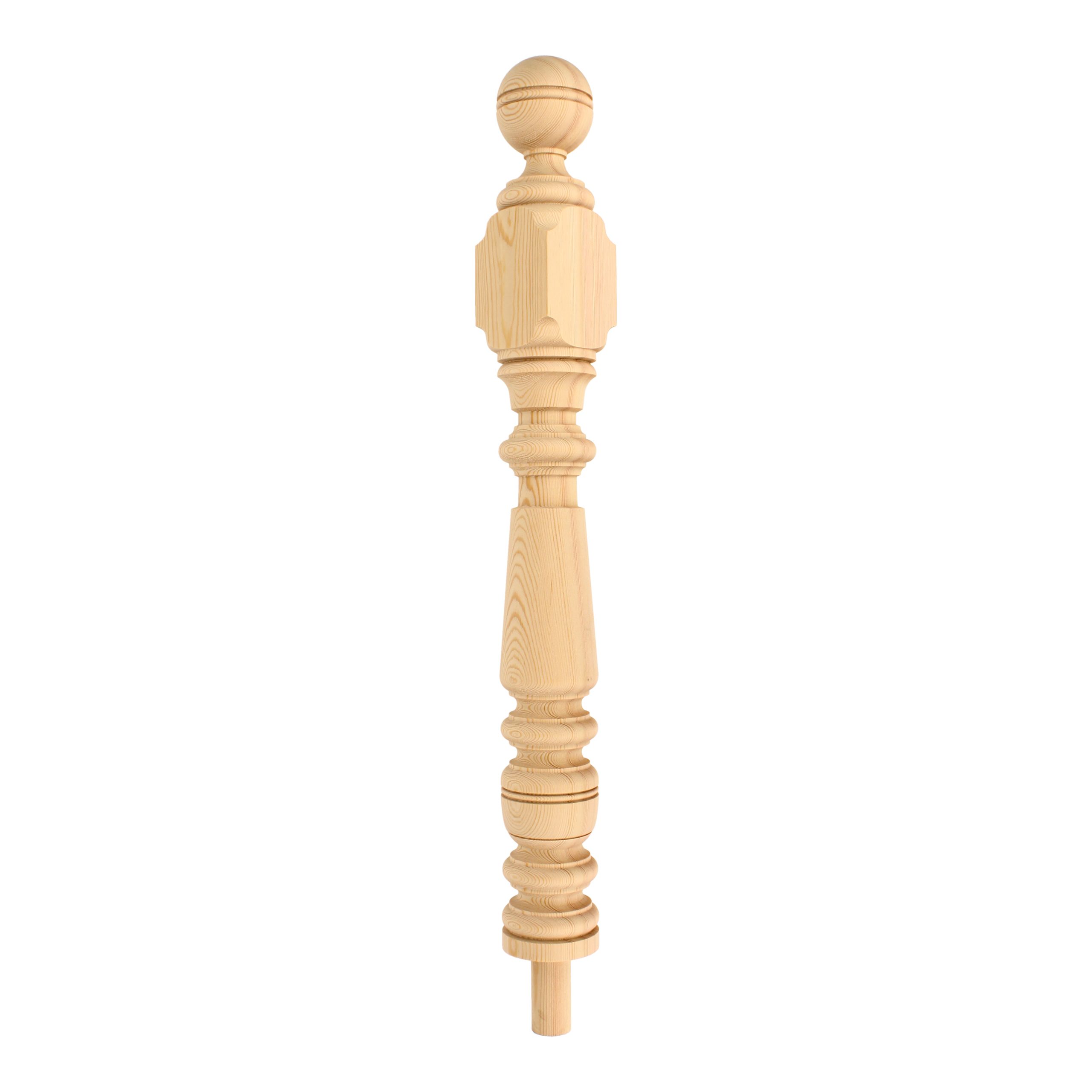 The Grove London-N135JR The Grove London-N135JR - Matching wooden newel post for staircase.