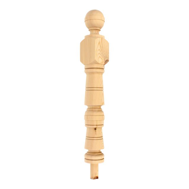 Wathen Road Dorking-RH41JY - Matching wooden newel post for staircase.