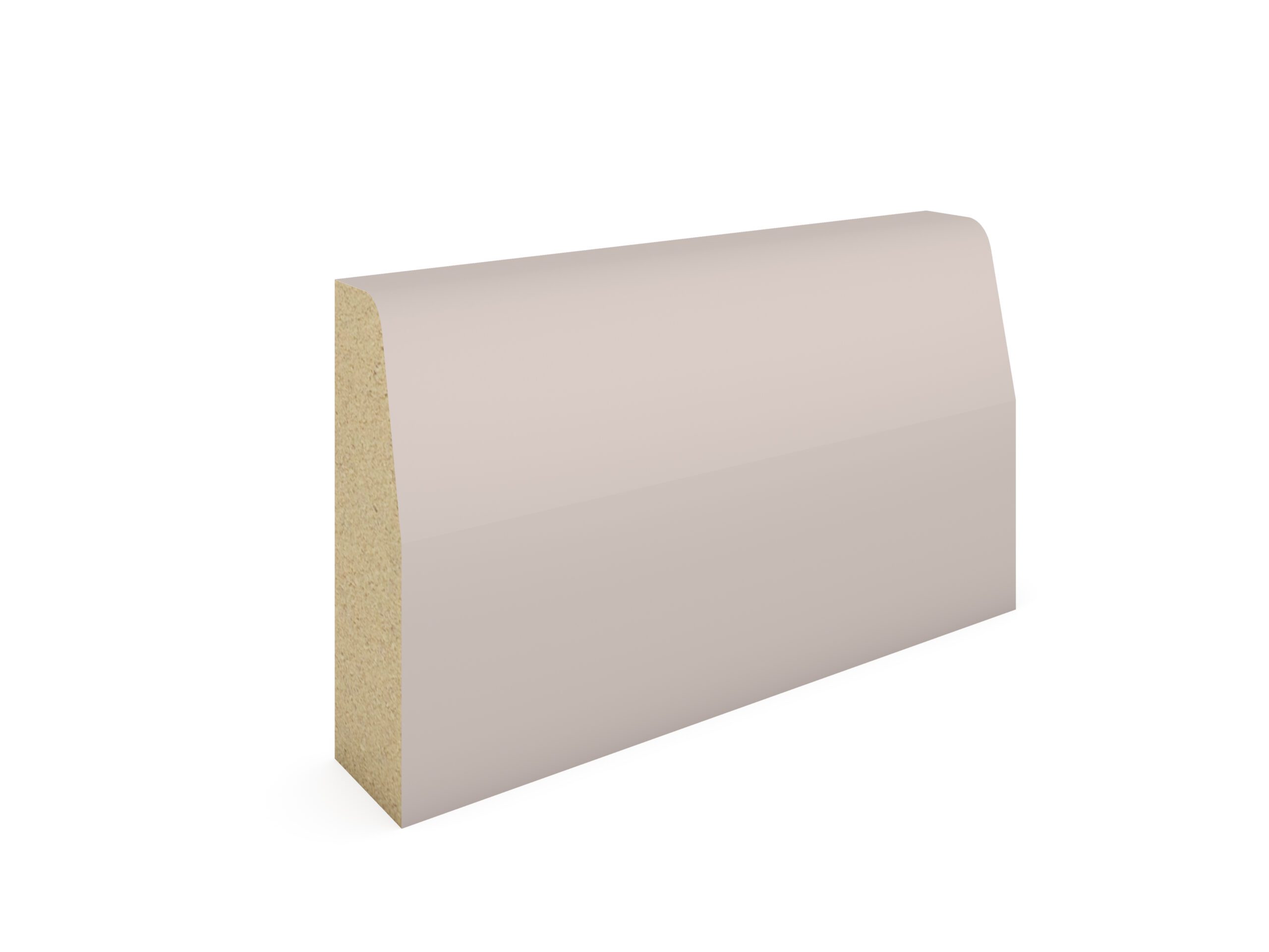 White Primed MDF-Chamfered & Rounded Architrave-57x18x5400