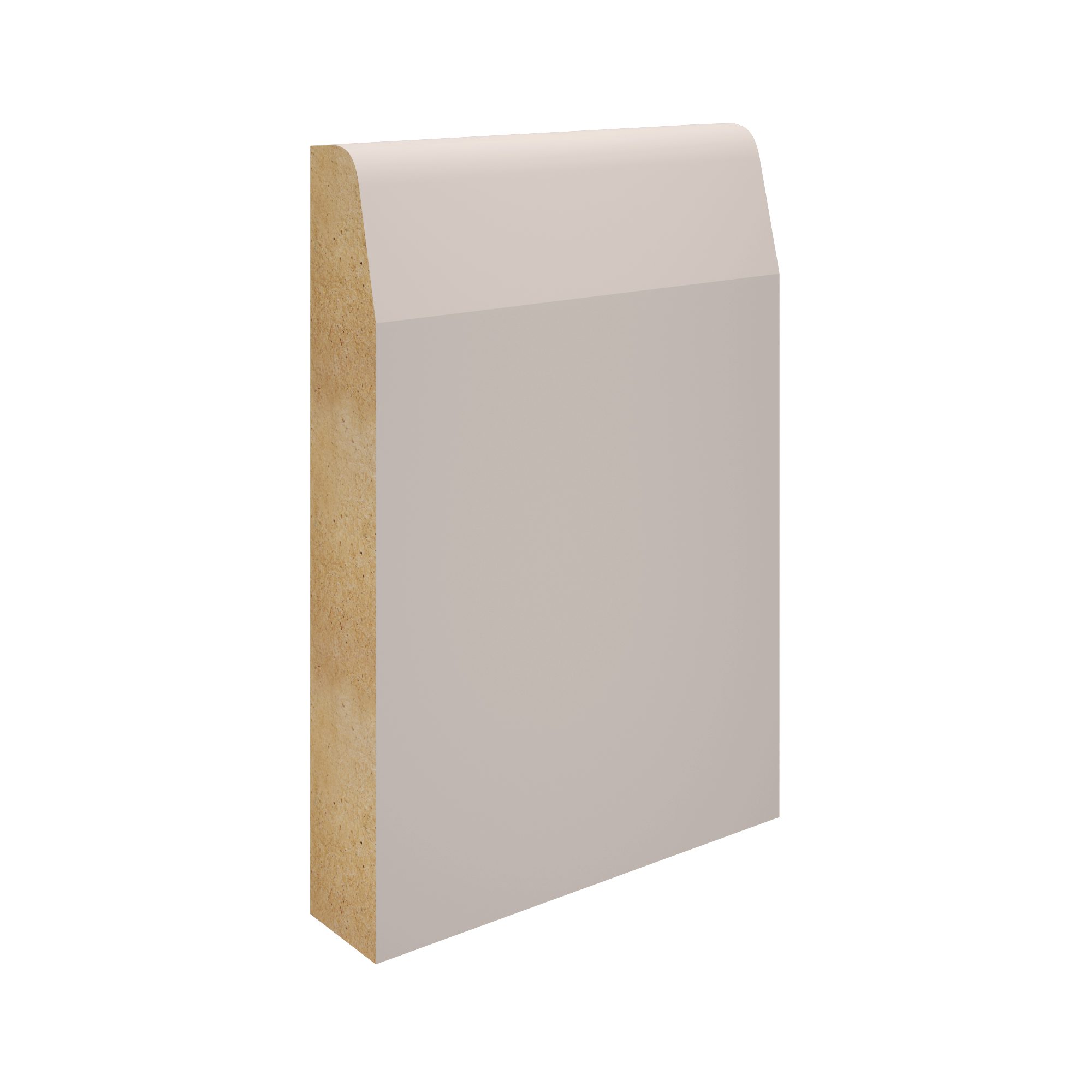White Primed MDF-Chamfered & Rounded Skirting-119x18x4400 White Primed MDF-Chamfered & Rounded Skirting-119x18x4400