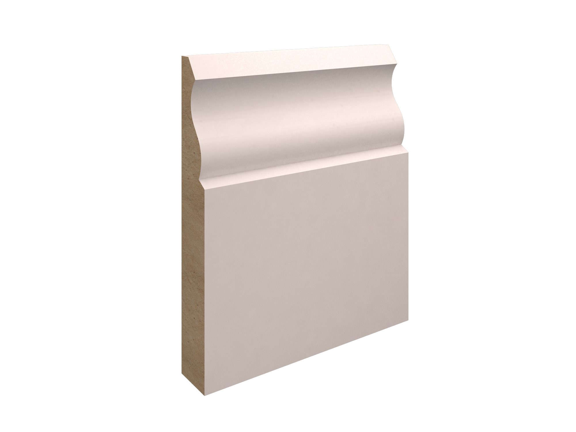 White Primed MDF-Ogee Skirting-119x18x4400 White Primed MDF-Ogee Skirting-119x18x4400