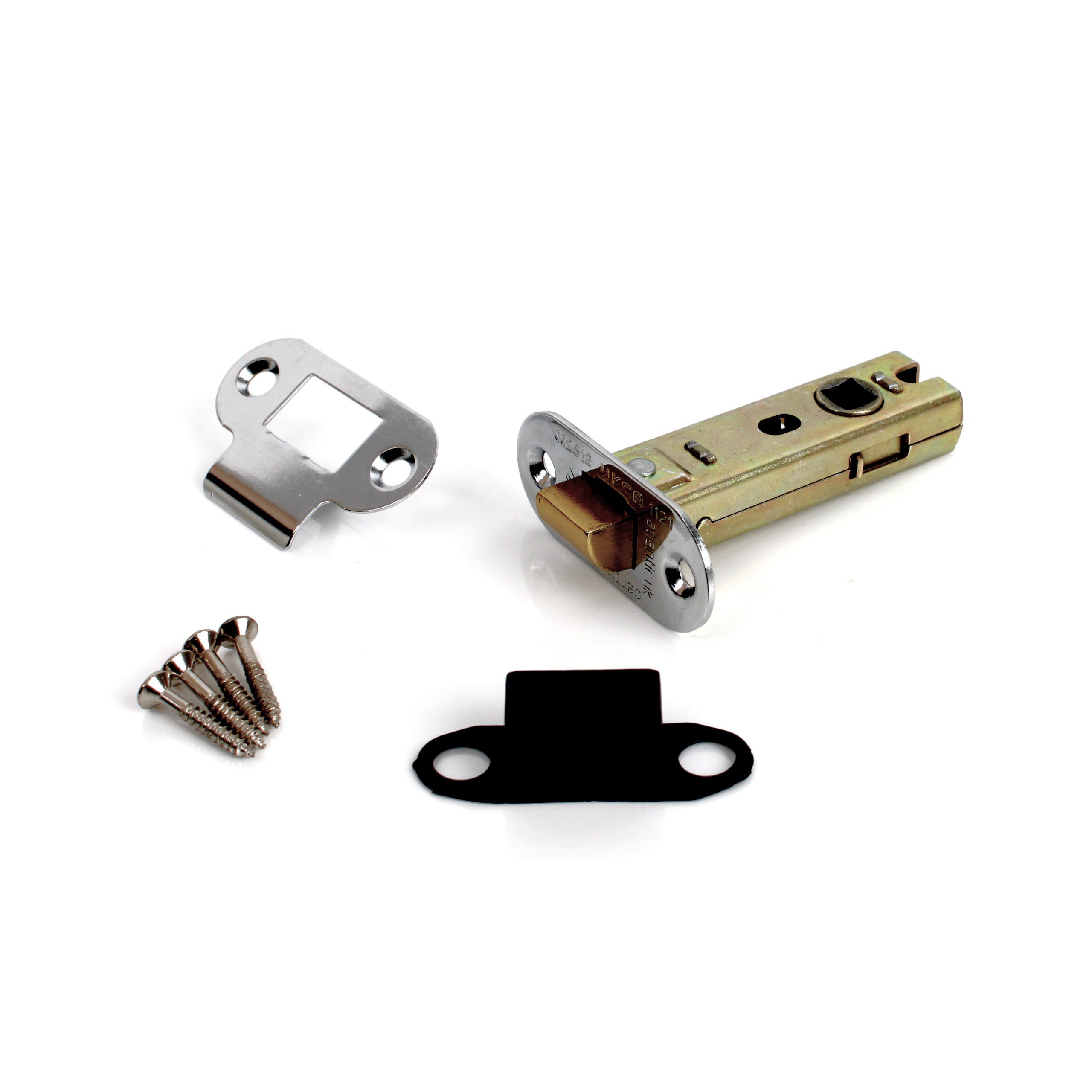 76mm Atlantic Radius Polished Chrome Tubular Latch