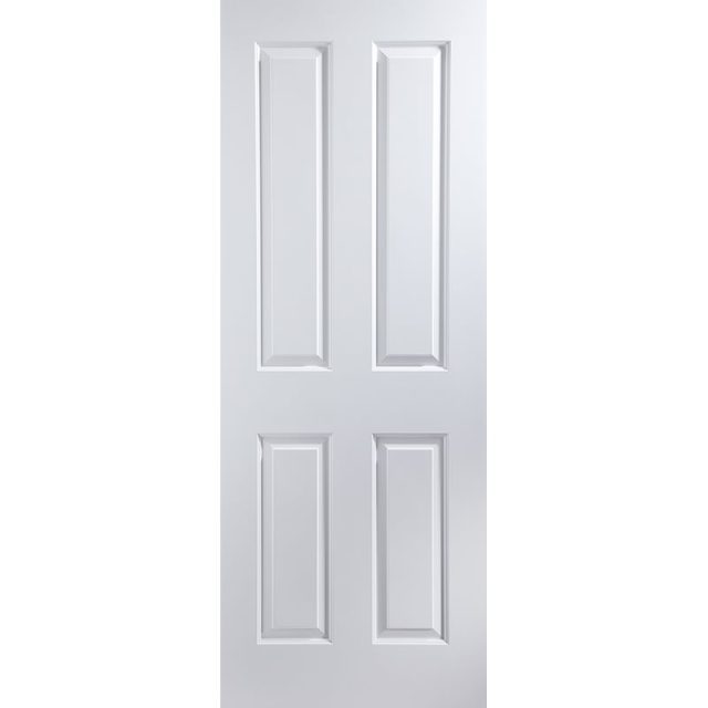 4 Panel Smooth Fire Check Door (FD30) - 44mm x 686mm x 1981mm (27")