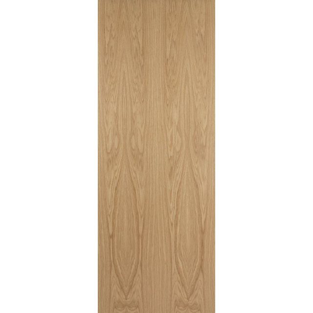 Real Wood Veneer White Oak Panel Fire Check Door (FD30) - 44mm x 610mm x 1981mm (24")