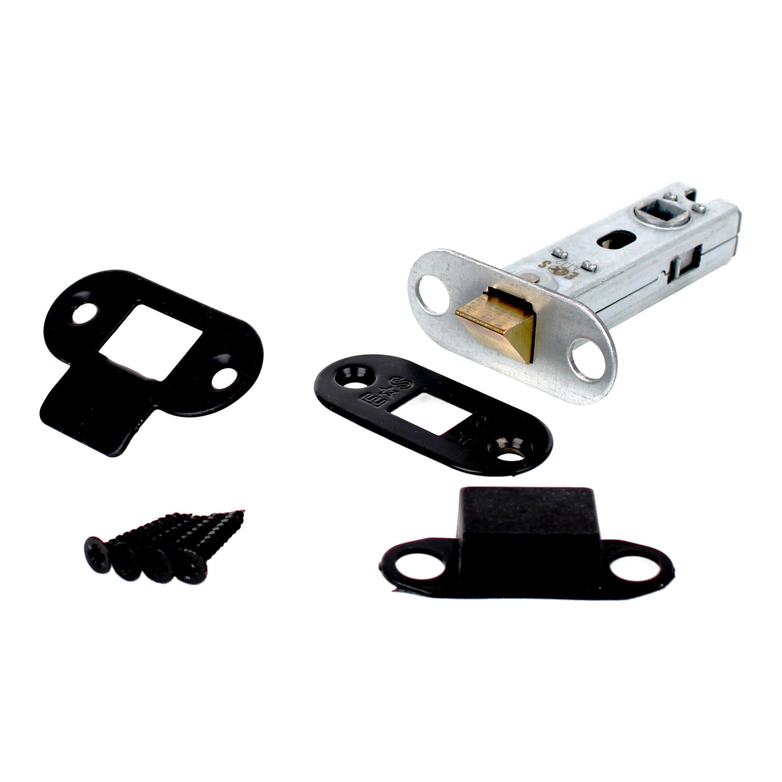 76mm Bolt Through Tubular Radius Latch-Matt Black(1)