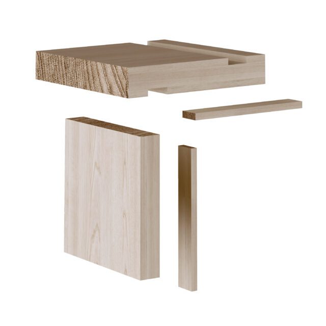 Pine Internal Door Frame Set with Stops-32x115x2200